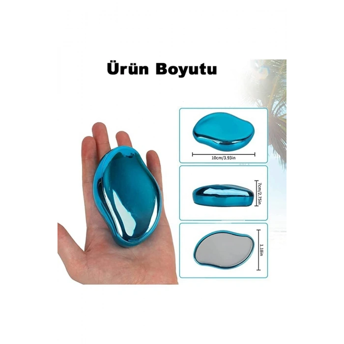 Kristal Epilatör Crystal Hair Eraser Sertifikalı Mavi