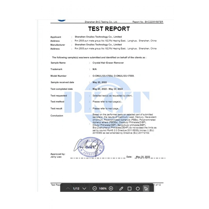 Kristal Epilatör Crystal Eraser Epilasyon Tüy Dökücü Sertifikalı