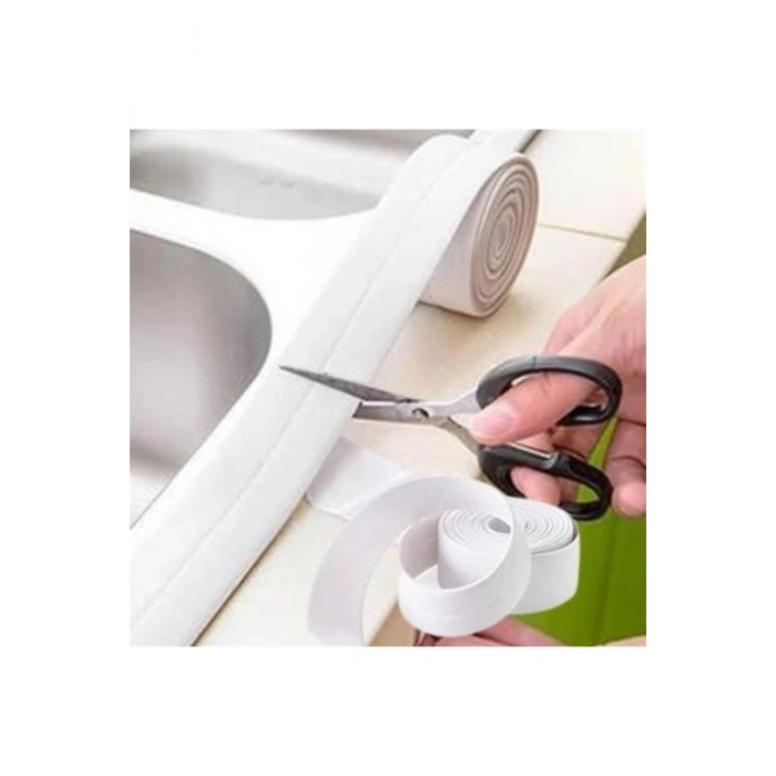 OLLEVRA Su Sızdırmaz Banyo Mutfak Lavabo Küvet İzolasyon Şerit Bant Beyaz