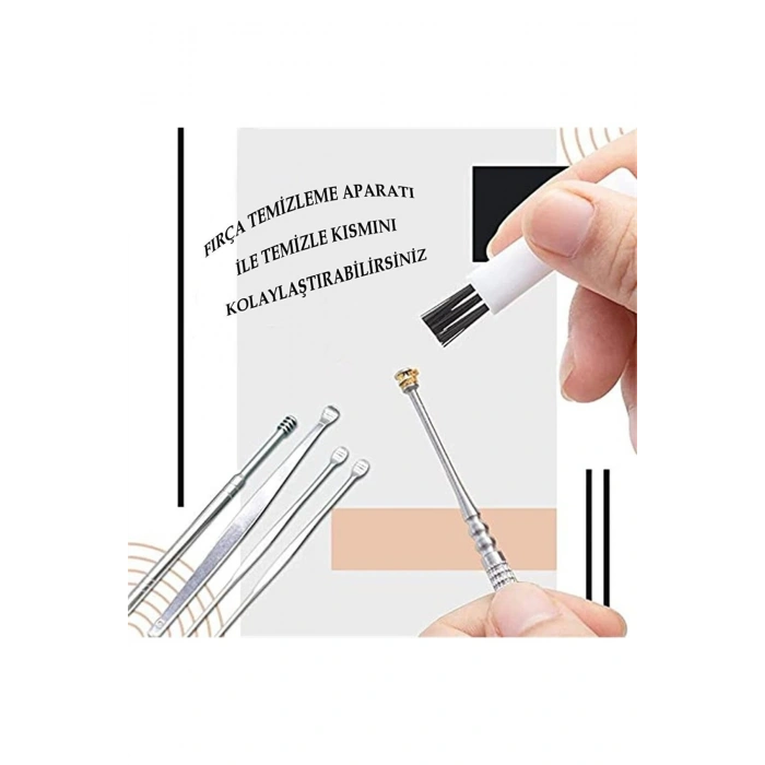 Kulak Temizleyici Çelik Paslanmaz 6lı Set