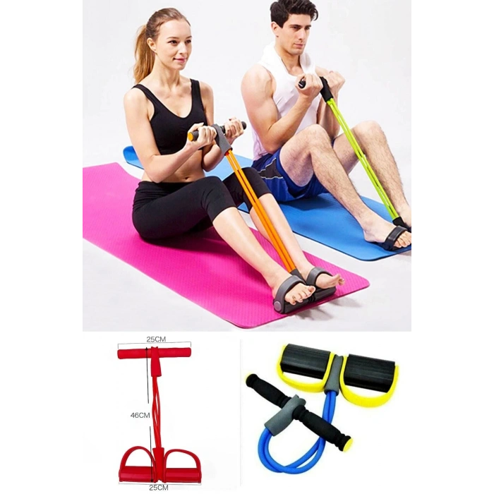 Karın Kol Kalça Ayak Tüm Vücut Şekillendirme Fitness Aerobik Body Trimmer 4 Lastikli Lisansl Orjinal