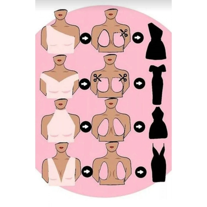 Göğüs Dikleştirici Ve Göğüs Ucu Kapatıcı Hayalet Sütyen 11 Cm