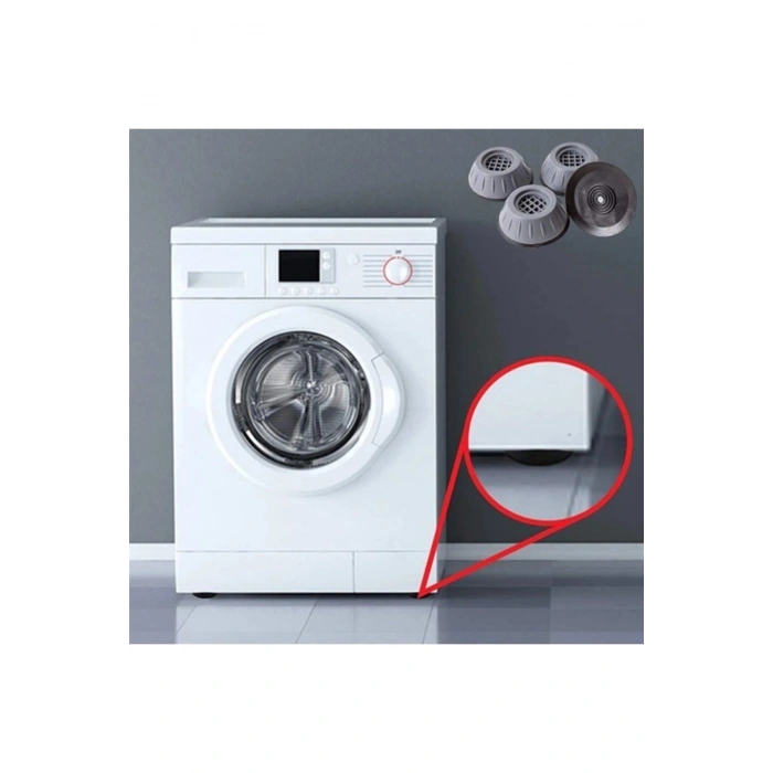 Çamaşır Makinesi Kaydırmaz Ayak 4lü Set