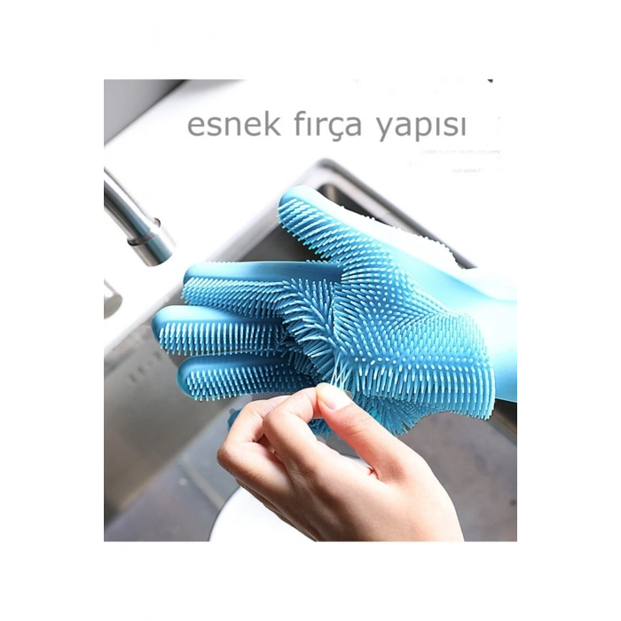 Sihirli Silikon Bulaşık Eldiveni