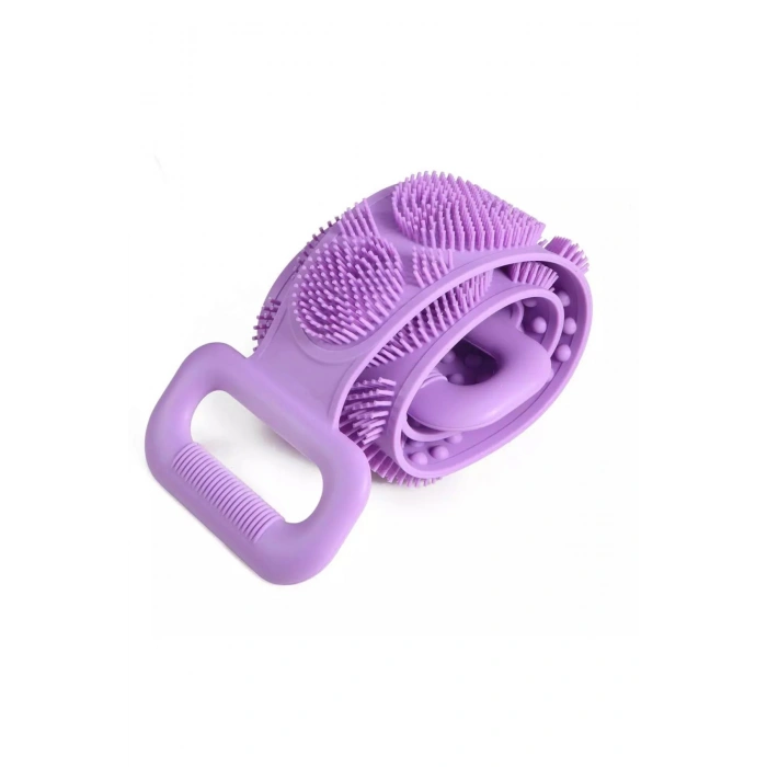 70 Cm Çift Taraflı Sırt Kesesi -silikon Duş Kesesi - Peeling Banyo Kesesi