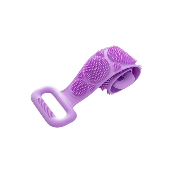70 Cm Çift Taraflı Sırt Kesesi -silikon Duş Kesesi - Peeling Banyo Kesesi