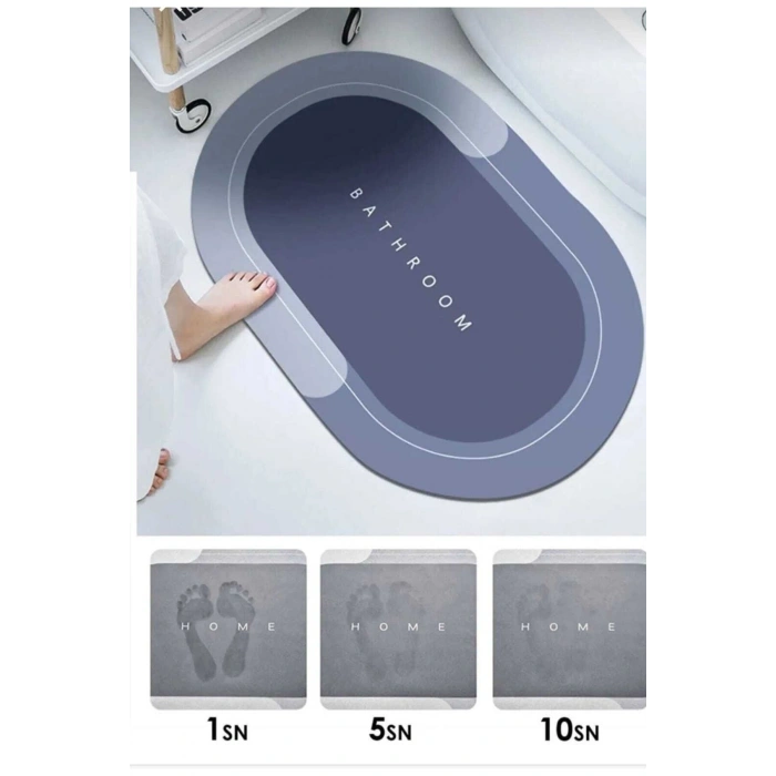 Su Emici Banyo Paspası, Sihirli Banyo Paspası, Su Emici Kaymaz Tabanlı Banyo Paspası