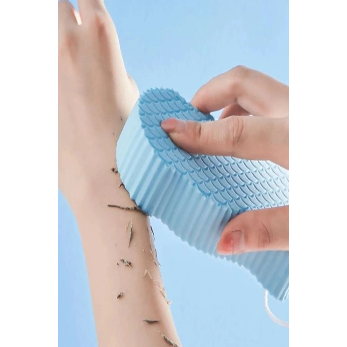 Banyo Duş Süngeri Sihirli Vücut Ölü Deri Lifi Süngeri Vücut Masaj Peeling Fırçası