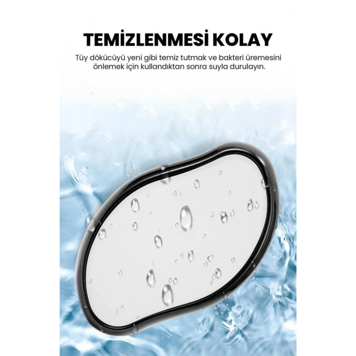 Cam Epilasyon Tüy Alma Aparatı Siyah
