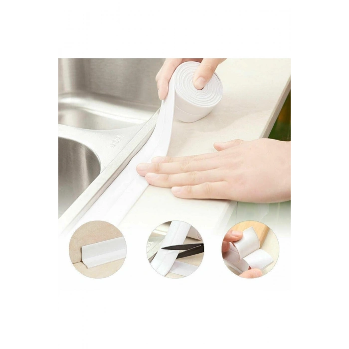 2 Adet 6.4 Metre Su Sızdırmaz Bant Mutfak Banyo Duvar Bandı