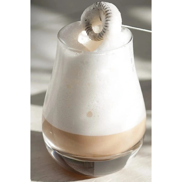 Mini Mikser Kahve Süt Köpürtücü Karıştırıcı Cappucino Mixer Pilli Çırpıcı