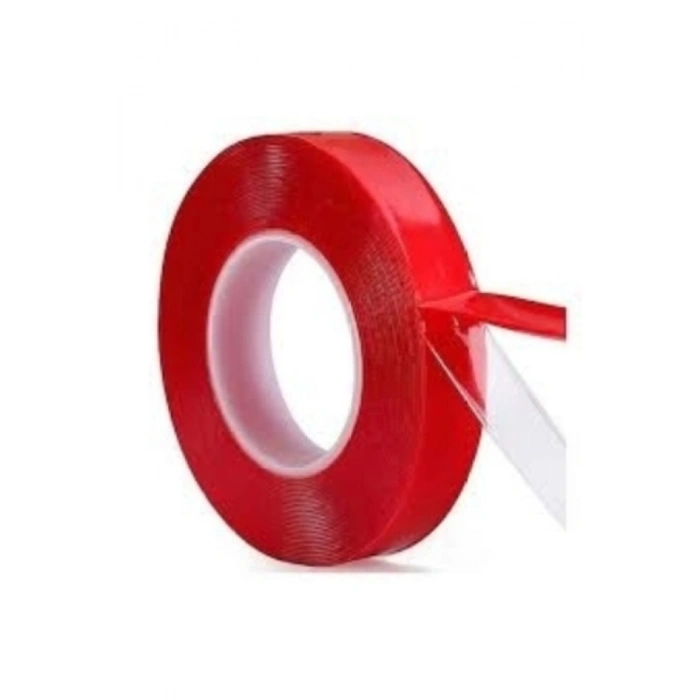 Silikonlu Çift Taraflı Montaj Bandı 18mm X 2mt