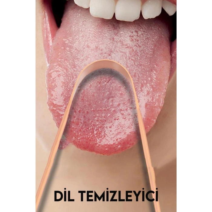 Bakır Dil Temizliyici Dil Sıyırıcı