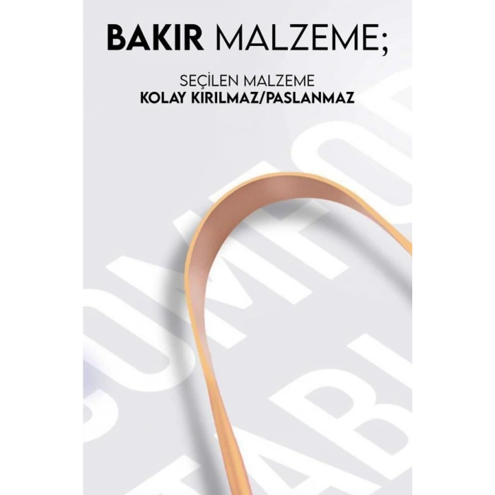 Bakır Dil Temizliyici Dil Sıyırıcı
