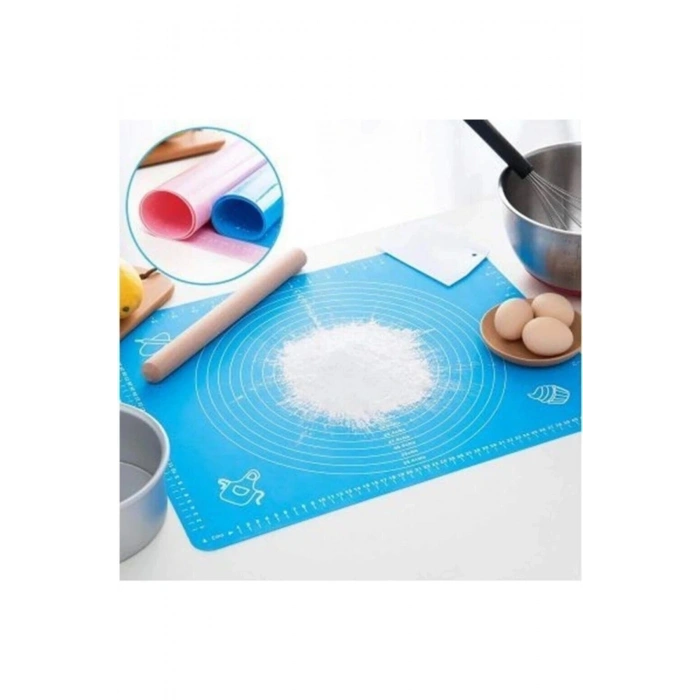 30*40 cm Hamur Matı Silikon Ölçekli Kullanımı Kolay Hamur Açma Matı