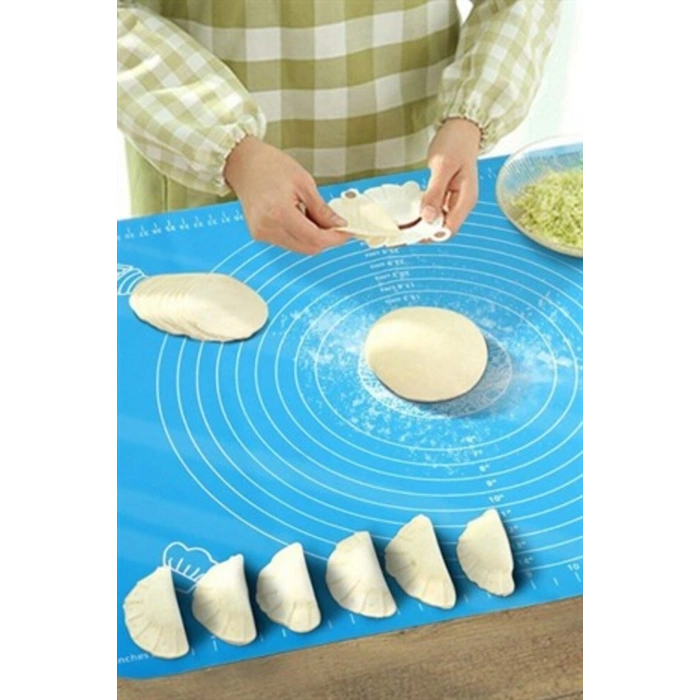 30*40 cm Hamur Matı Silikon Ölçekli Kullanımı Kolay Hamur Açma Matı