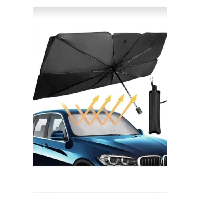 Araba Güneş Gölge Koruyucu Şemsiye Oto Ön Cam Güneşlik(145cm*79cm)