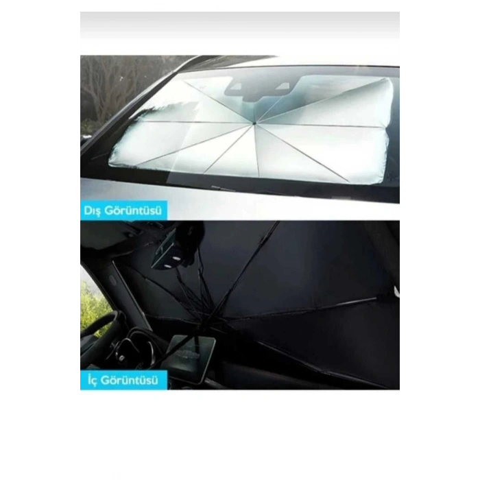 Araba Güneş Gölge Koruyucu Şemsiye Oto Ön Cam Güneşlik(145cm*79cm)