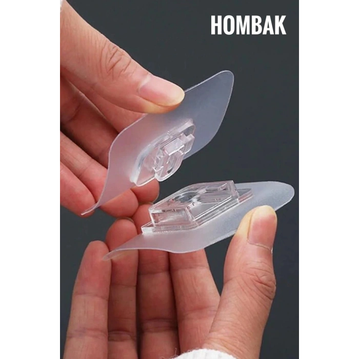 Geçmeli Klips Eşya Sabitleme Askısı 1 Set