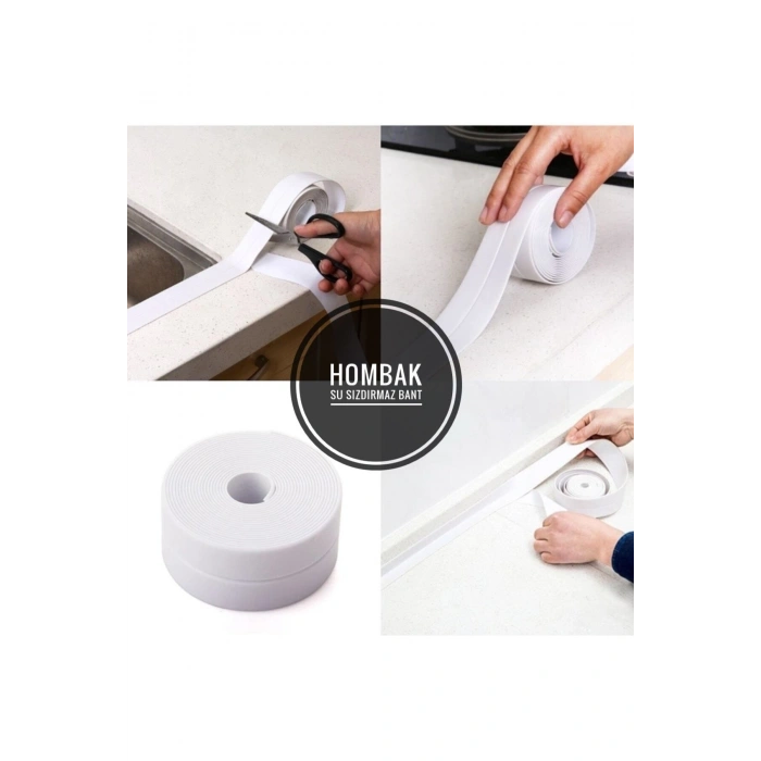 Su Sızdırmaz Geçirmez Bant Lavabo Küvet Kenar Bandı Küvet Duş 3,2 M