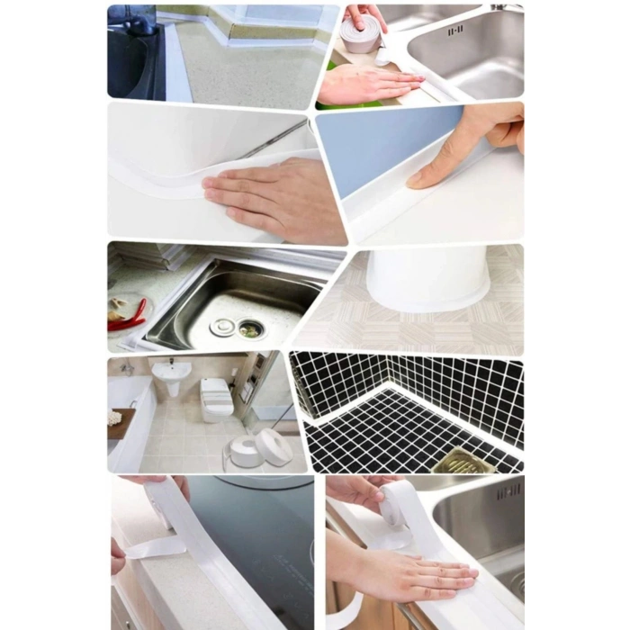 Su Sızdırmaz Geçirmez Bant Lavabo Küvet Kenar Bandı Küvet Duş 3,2 M