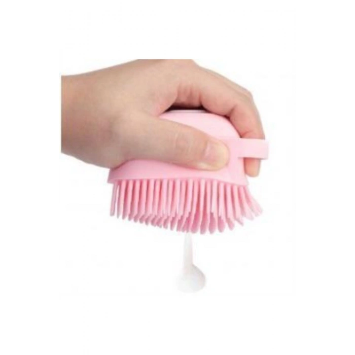 Çok Amaçlı Silikon Lif Hazneli Kese Banyo Duş Silikon Temizleme