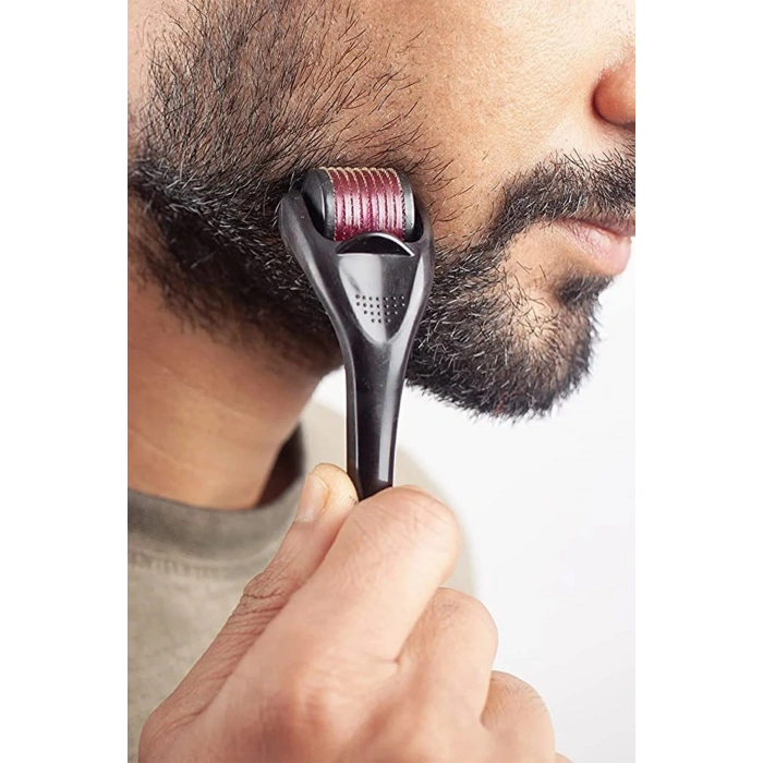 Titanyum Uçlu 540 İğneli Derma Roller 0.5 MM İğne Saç Sakal Çıkarma Tarağı