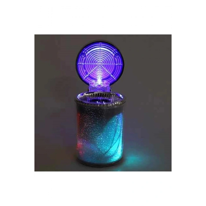 OTO KÜLLÜK RENKLİ IŞILTILI RGB ARAÇ İÇİ LED KÜLLÜK 7 IŞIKLI BLACKPİNK HAYRANI BADGİRL KÜLLÜĞÜ