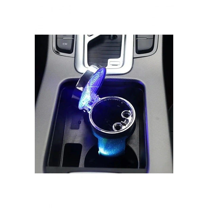 OTO KÜLLÜK RENKLİ IŞILTILI RGB ARAÇ İÇİ LED KÜLLÜK 7 IŞIKLI BLACKPİNK HAYRANI BADGİRL KÜLLÜĞÜ
