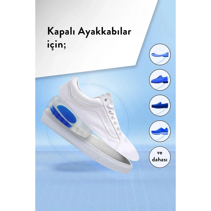 Topuk Dikeni Tabanlık Ortapedik Silikon Topukluk Gizli Jel Yastık