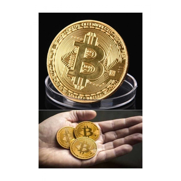 Bitcoin Madeni Hatıra Para Hediyelik Bitcoin