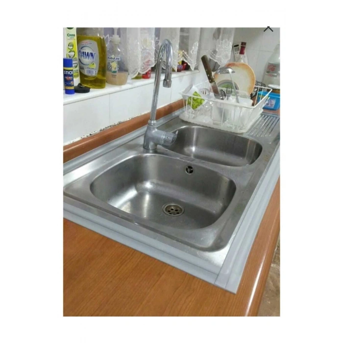 3.2 Metre GRİ Su Sızdırmaz Bant Kenar Mutfak Banyo Duvar Küvet Lavabo Bandı Ev Iş Ofis Için Gri Renk