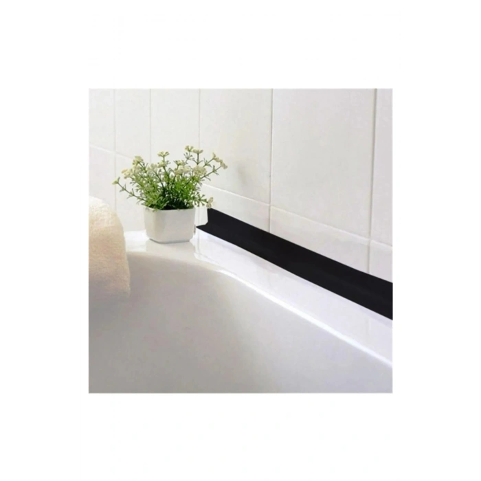 Siyah Su Sızdırmaz Geçirmez Bant Lavabo Küvet Kenar Bandı Küvet Duş Bandı