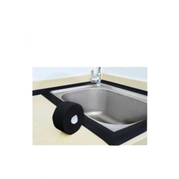 Siyah Su Sızdırmaz Geçirmez Bant Lavabo Küvet Kenar Bandı Küvet Duş Bandı