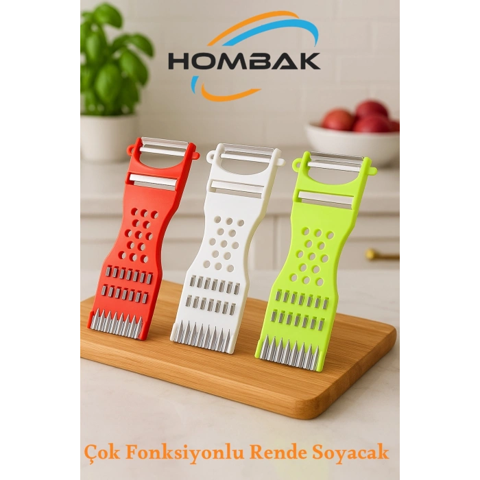 Çok Fonksiyonlu Soyacak Tek Başına Soyacak Seti Jülyen Soyacak Rende Şekilli Meyve Soyacak