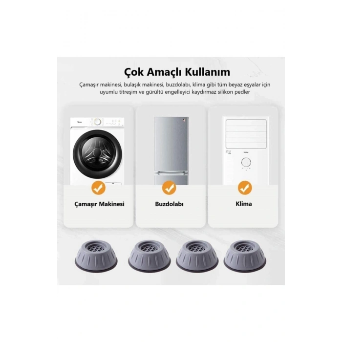 Makina Matik Çamaşır Makinesi Titreşim Önleyici