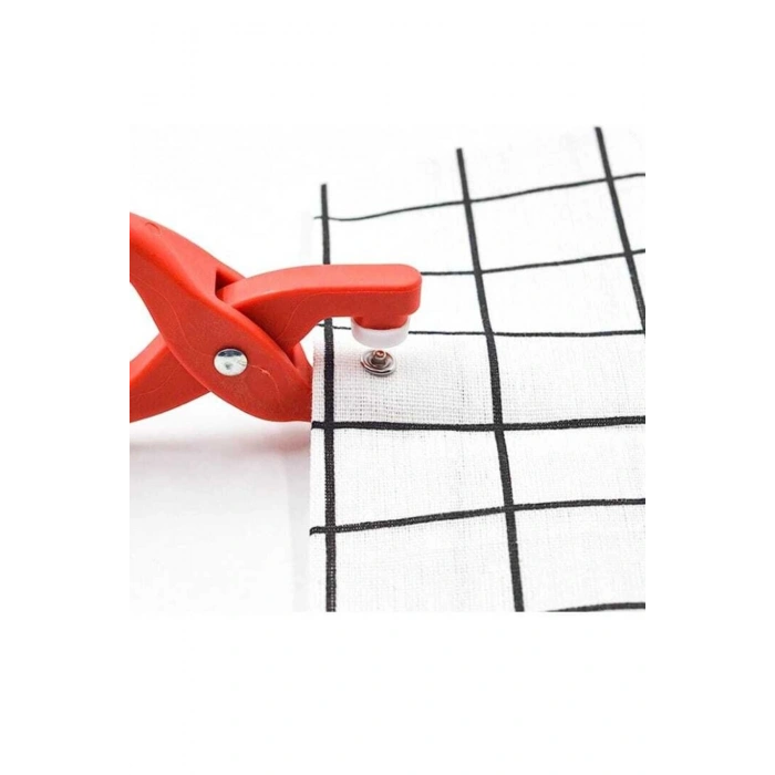 9.5 Mm Çıt Çıt Takma Çakım Makinesi Ve 100 Adet Çıt Çıt Takım Set-saklama Kutusu