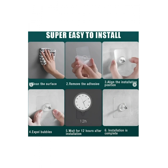 2Li Yapışkanlı Vidalı Klips
