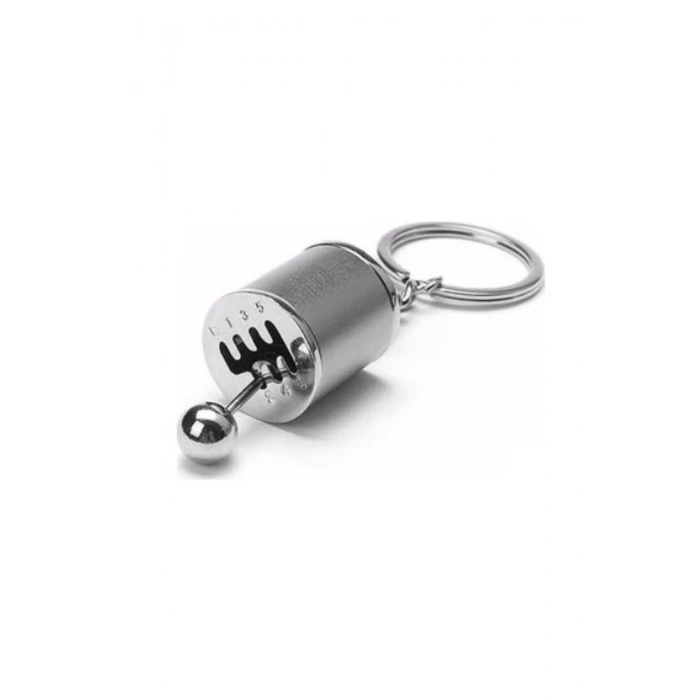 Hareketli Araba Renk Altı Hız Manuel Vites Dişli Shifter Topuzu Metal Vites Anahtarlık.Moe
