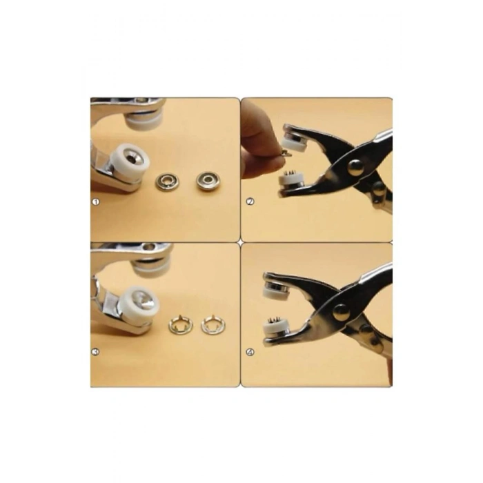 9.5 Mm Metal Çıt Çıt, El Pensesi, Set-50 Takım Çıt Çıt , Gömlek ve Bebe Çıtçıt Montaj Seti