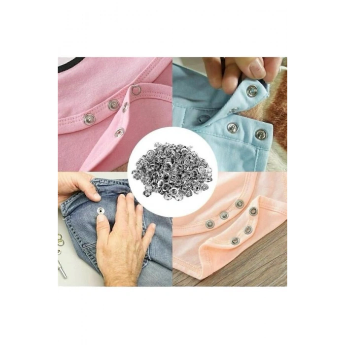 9.5 Mm Metal Çıt Çıt, El Pensesi, Set-50 Takım Çıt Çıt , Gömlek ve Bebe Çıtçıt Montaj Seti
