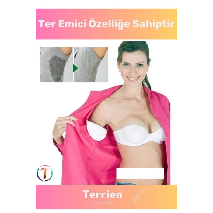 Deluxe Seri 12 Adet Koltuk Altı Ter Bandı Koku Önleyici Ped Emici Özellik Islaklık Önleyici