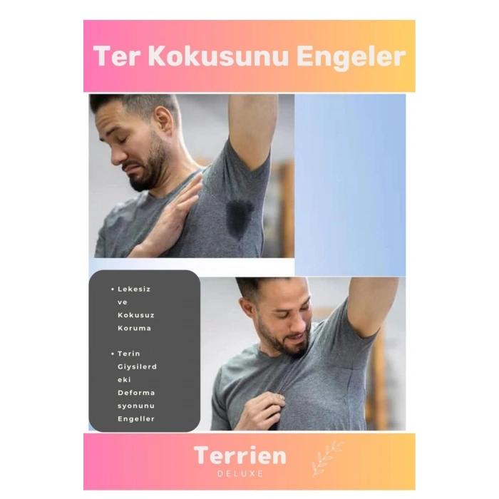 Deluxe Seri 12 Adet Koltuk Altı Ter Bandı Koku Önleyici Ped Emici Özellik Islaklık Önleyici