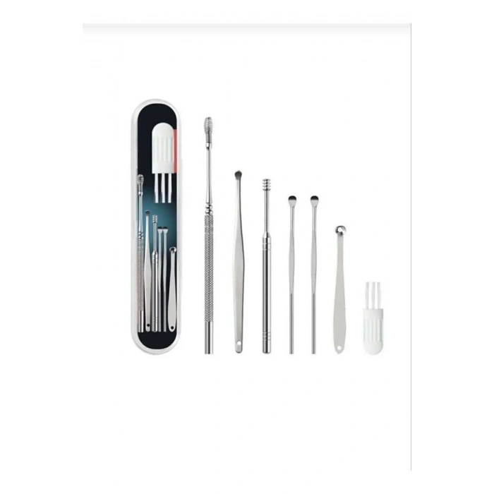 Kulak Temizleyici Çelik Paslanmaz 6lı Set