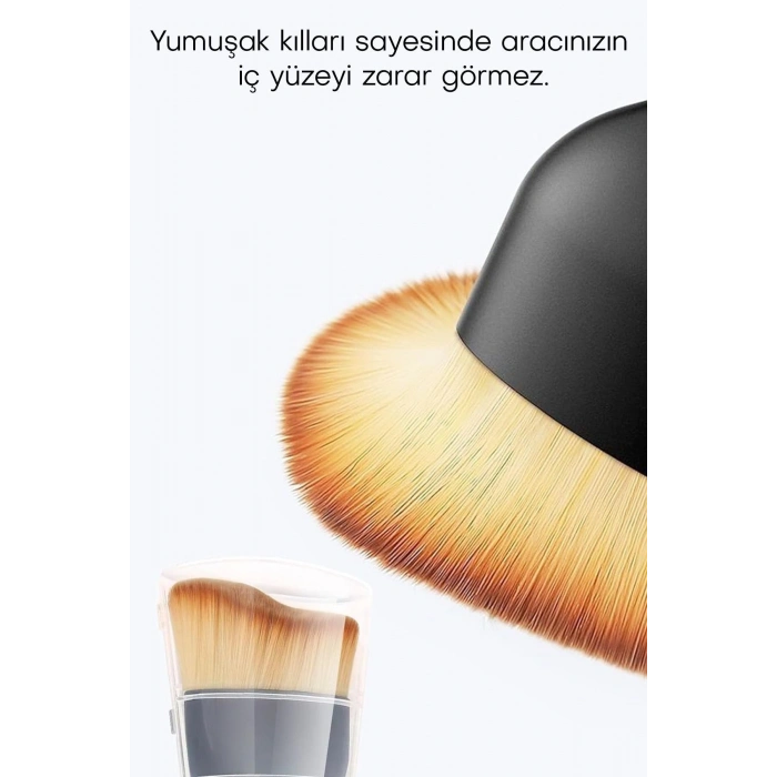 Yumuşak Kıllı Araç İçi Detay Toz Temizleme Fırçası KORUMA KAPLI