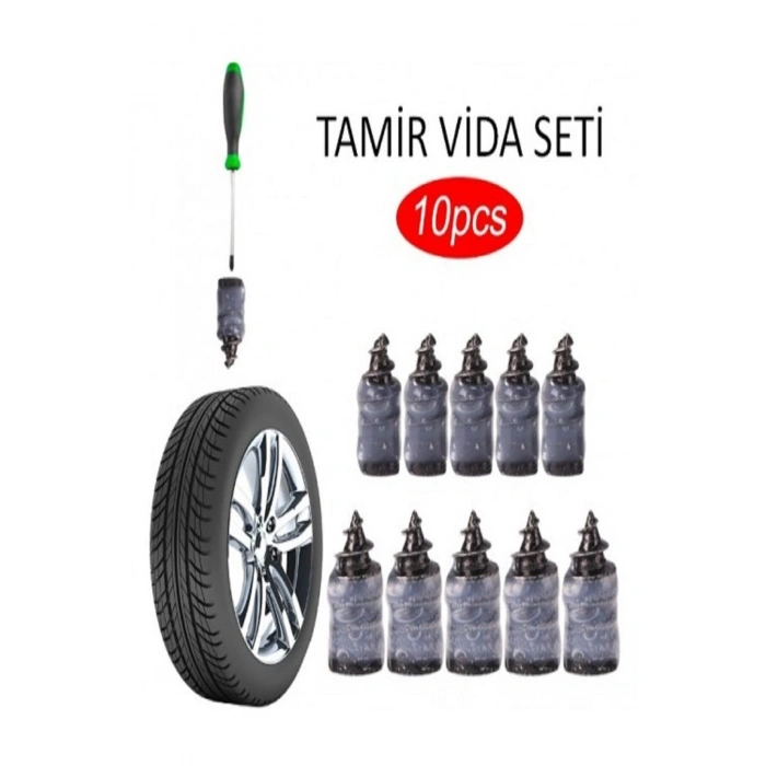 Lastik Tamir Kiti Kauçuk Vida Seti