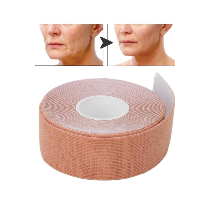 Yüz Kaldırma Ve Kırışıklıklar Için Kinezyo Ten Rengi Bant 3cm (1 ADET)