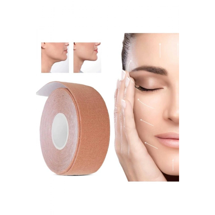 Yüz Kaldırma Ve Kırışıklıklar Için Kinezyo Ten Rengi Bant 3cm (1 ADET)