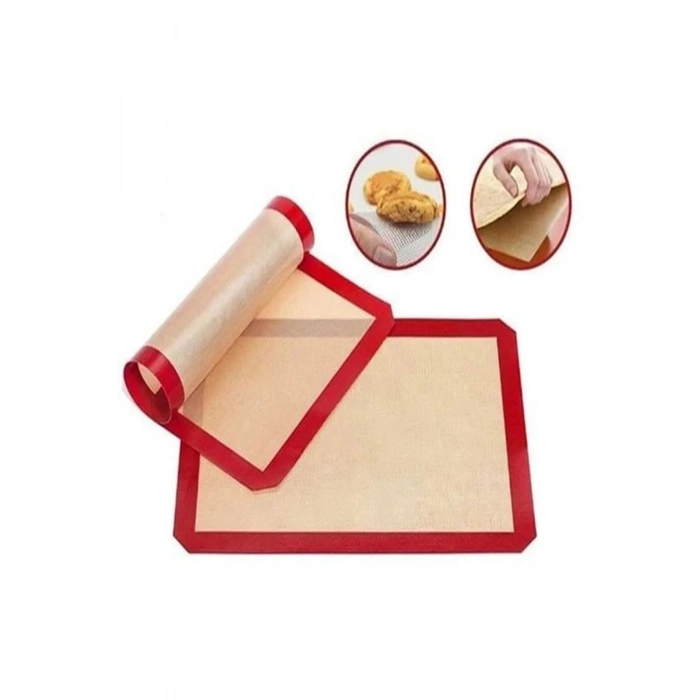 Silikon Çok Amaçlı Geniş Fırın Matı Kurabiye Kek Pişirme Matı 30*40 cm