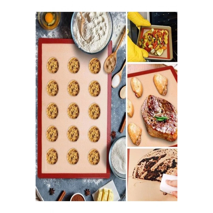 Silikon Çok Amaçlı Geniş Fırın Matı Kurabiye Kek Pişirme Matı 30*40 cm